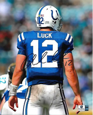 Andrew Luck Indianapolis Colts Autographed 8x10 Photo GA coa picture