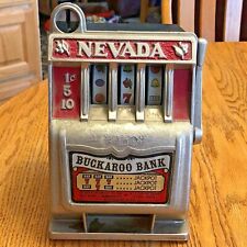 Vintage NEVADA BUCKAROO BANK - Slot Machine Novelty Bank +FAST SHIPPING picture