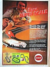 1973 Cox Race Super Scale Slot Cars Vintage Original Print Ad 8.5 x 11