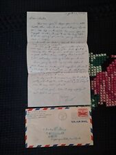 Rare Vintage Antique Summer 1952 Letter And Original Postage picture