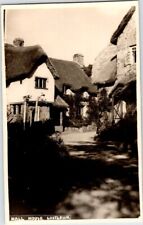 Rare Vintage RPPC Hall House Lustleigh Black and White picture