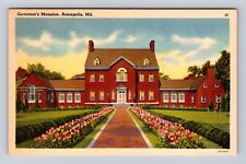 Annapolis MD-Maryland, Governor's Mansion, Antique, Vintage Souvenir Postcard picture