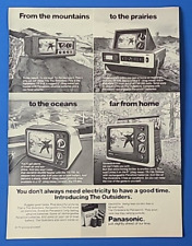 1976 Panasonic Introducing The Outsiders Vtg 1970's Magazine Print Advertisement picture