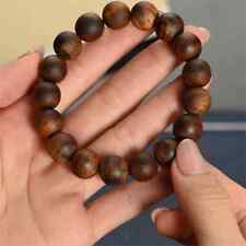 Real 12mm Nha Trang Wild Agarwood Bracelet Malas Meditation Agarwood Prayer Bead picture