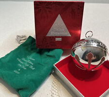 1997 Wallace Sleigh Bell Silver Plated VTG Christmas Tree Ornament 27th picture