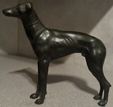 Vintage Bronze Greyhound Dog  Sculpture Statue picture