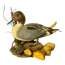 Vintage Lakeside Retreat By Larry Tawes Jr Resin Duck Figurine Decoy 1999 rare picture