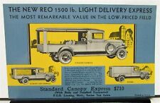 1930 REO Speed Wagon Canopy Express Screen Side Express and Panel Mailer picture