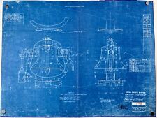 1909 Union Pacific Blueprint- Common Standard Bell Stand - 20'' x 15'' picture