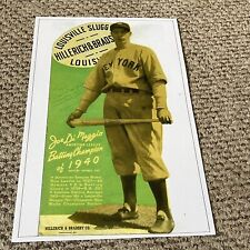 Joe Dimaggio Louisville Slugger 1940 Poster 11 x 17 (266) picture