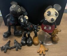 1930's Seiberling Rubber Mickey Mouse Pie-eyed Figures Disney Toy -need repairs picture