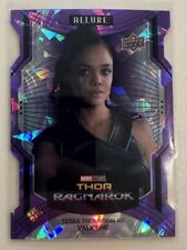 2022 Marvel Allure Purple Rainbow Die-Cut /10 Tessa Thompson as Valkyrie picture