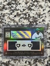 Prince Fielder 2010 Topps Tribute Auto Patch 8/50..Card number TADR-PF🔥🔥 picture