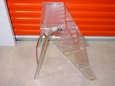 KARTELL ITALY UPPER STEP LADDER CLEAR ACRYLIC CHROME MODERN DESIGN MID CENTURY picture