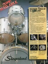 1983 Print Ad of Slingerland Magnum Force Drum Kit picture