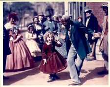 BR24 Rare Vtg Color Photo SHIRLEY TEMPLE BILL BOJANGLES ROBINSON That's Dancing picture