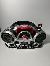 Mattel Hot Wheels AM/FM Radio CD Rock N' Race Boombox Red/Black 2008 Not Tested picture