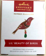 2023 Hallmark Keepsake Ornament- Lil Beauty of Birds- Member Exclusive Ornament picture