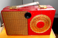 VINTAGE STROMBERG- CARLSON VAGABOND 1954 TUBE VALVE RADIO MODEL 44B11 PORTABLE picture