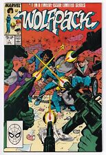 Marvel Wolfpack # 1 Comic Book 1988 Ron Wilson Larry Hama Baker Ninja Crusade picture