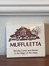 c1970s Muffuletta Restaurant Saint St Paul Minnesota MN Matchbook Full 30 Strike picture