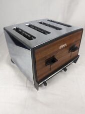 Vintage Sears Counter Craft Toaster 4 Slice 2 Setting Chrome Tested Works picture