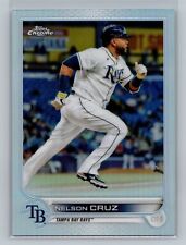 2022 Topps Chrome Nelson Cruz REFRACTOR #71 - Tampa Bay Rays - picture