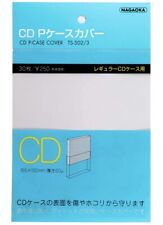 New NAGAOKA CD DVD Case Cover Antistatic 30 sheets TS-502/3 Japan Music Movie picture