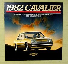 Original 1982 Chevrolet CAVALIER Sept 1981 Dealer Sales Brochure Sedan Coupe 24p picture