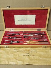 Vintage Sears Roebuck Co  Drafting  Set Wooden Box *Made In Germany* picture