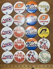 Lot Of 20 Vintage 1970s NASL Pro Soccer League Team Pinback Button Pin 3.5” picture