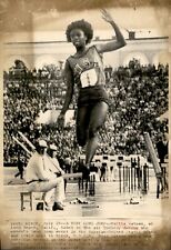 LD285 1973 Wire Photo A VERY LONG JUMP Martha Watson Minsk Track Competition picture