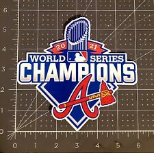 Atlanta Braves 2021 World Series Champions Vinyl Sticker 6