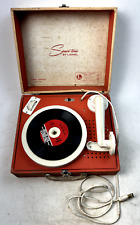 Vintage Spear-Tone by Lionel Phonograph Model 42000 with Johnny Cash Record picture