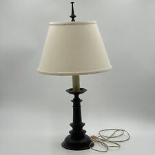 Stiffel Modern Table Lamp with Shade Black 30” Tall picture