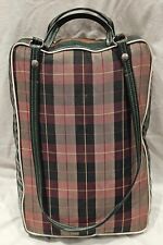 Vintage Sportster Wool O' The West 100% Wool Blanket Travel Bag Set Air Cushions picture