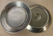 Vintage 2 Stainless Steel Heavy Warming Dishes Finessa Corp, Switzerland 9.5” picture