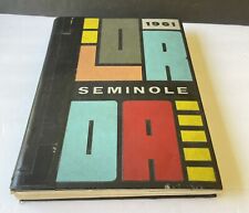 Vintage 1961 University of Florida Seminole Yearbook Sports Life College  picture