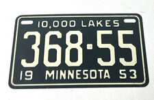 Vintage 1953 Minnesota State Wheaties Cereal Box  License Plate picture