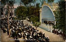 1907-1915 Postcard; Band Stand Westlake Park in Winter Los Angeles CA Posted picture