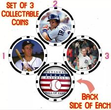 Alan Trammell - THREE (3) COMMEMORATIVE POKER CHIP/COIN SET picture