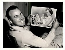 LD288 1955 Original Herb Scharfman Photo LOS ANGELES DODGERS DUKE SNIDER NEWBORN picture