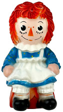 Vintage 1972 Raggedy Ann Coin Bank The Bobbs Merrill Co My Toy Co Doll Child Toy picture
