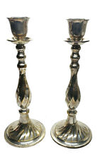 Pair of Silver-plated Candlesticks 16