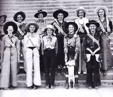 1930 Oklahoma --rodeo-queen-cowgirls vintage 8 x 10  photo picture