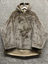 Vintage 40s WWII Real Fur parka smock pullover cold weather Metro sportswear L picture