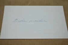 Dixie Walker signed 3x5 index card 1931 New York yankees Brooklyn Dodgers D:1982 picture