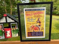 AAGPBL A League Of Their Own Autographed Rockford Peaches Print Signed by 7 picture