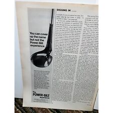 1972 Hillerich Bradsby Co Power Bilt Golf Club Print Ad vintage 70s picture