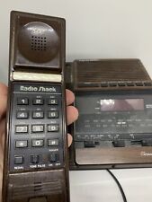 VINTAGE Realistic Chronofone 255 Brown Phone Clock Radio  (Radio & clock work) picture